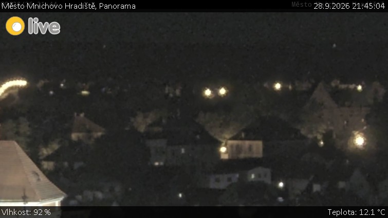 Město Mnichovo Hradiště - Panorama Mnichova Hradiště - 28.9.2026 v 21:45