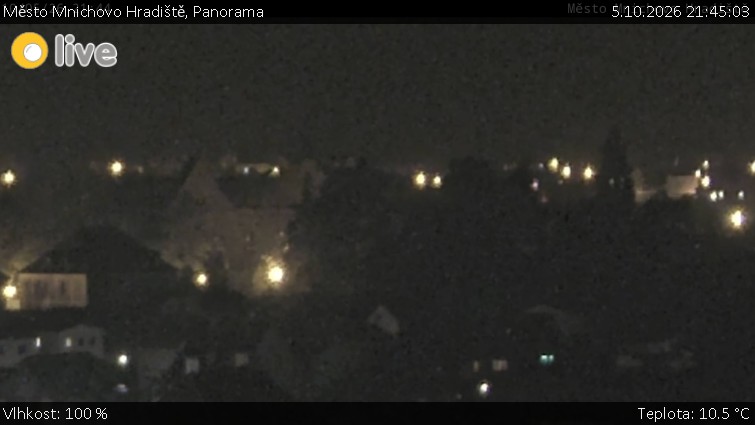 Město Mnichovo Hradiště - Panorama Mnichova Hradiště - 5.10.2026 v 21:45
