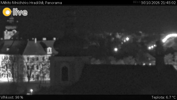 Město Mnichovo Hradiště - Panorama Mnichova Hradiště - 30.10.2026 v 21:45