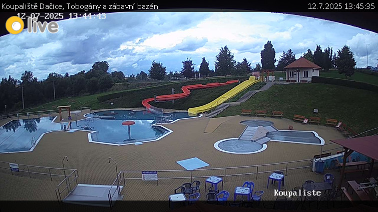 Koupaliště Dačice - Tobogány a zábavní bazén - 12.7.2025 v 13:45 Koupaliště Dačice - Tobogány a zábavní bazén - 12.7.2025 v 13:45