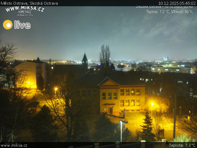Město Ostrava - Slezská Ostrava - 10.12.2025 v 05:45