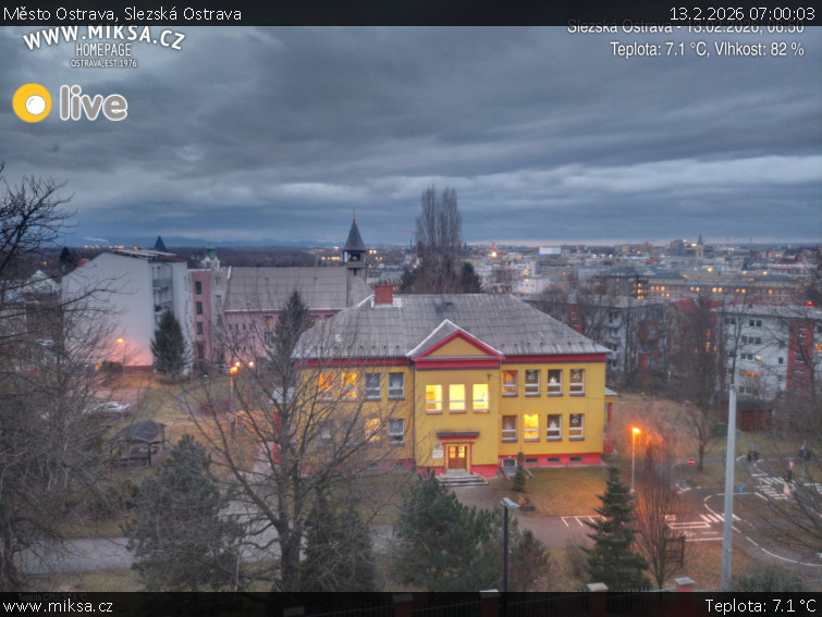 Město Ostrava - Slezská Ostrava - 13.2.2026 v 07:00