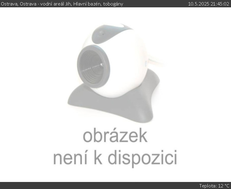 Ostrava - vodní areál Jih - Hlavní bazén, tobogány - 10.5.2025 v 21:45 Ostrava - vodní areál Jih - Hlavní bazén, tobogány - 10.5.2025 v 21:45