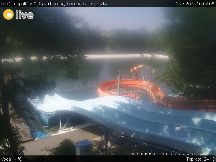 Letní koupaliště Ostrava Poruba - Tobogán a skluzavky - 15.7.2025 v 10:02 Letní koupaliště Ostrava Poruba - Tobogán a skluzavky - 15.7.2025 v 10:02