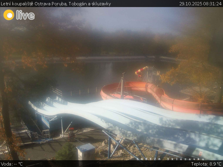 Letní koupaliště Ostrava Poruba - Tobogán a skluzavky - 29.10.2025 v 08:31 Letní koupaliště Ostrava Poruba - Tobogán a skluzavky - 29.10.2025 v 08:31