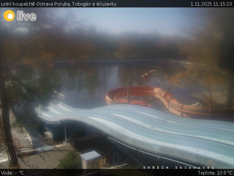 Letní koupaliště Ostrava Poruba - Tobogán a skluzavky - 1.11.2025 v 11:15 Letní koupaliště Ostrava Poruba - Tobogán a skluzavky - 1.11.2025 v 11:15