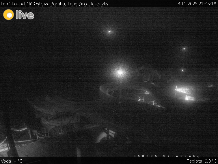 Letní koupaliště Ostrava Poruba - Tobogán a skluzavky - 3.11.2025 v 21:45