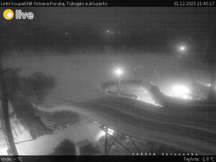 Letní koupaliště Ostrava Poruba - Tobogán a skluzavky - 31.12.2025 v 21:45