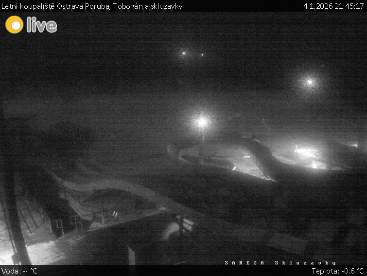 Letní koupaliště Ostrava Poruba - Tobogán a skluzavky - 4.1.2026 v 21:45