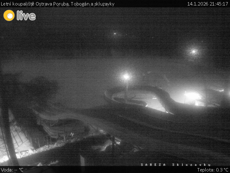 Letní koupaliště Ostrava Poruba - Tobogán a skluzavky - 14.1.2026 v 21:45