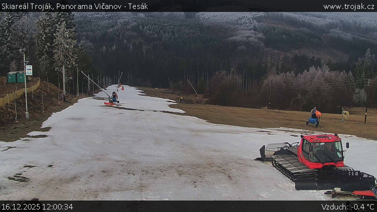 Skiareál Troják - Panorama Vičanov - Tesák - 16.12.2025 v 12:00