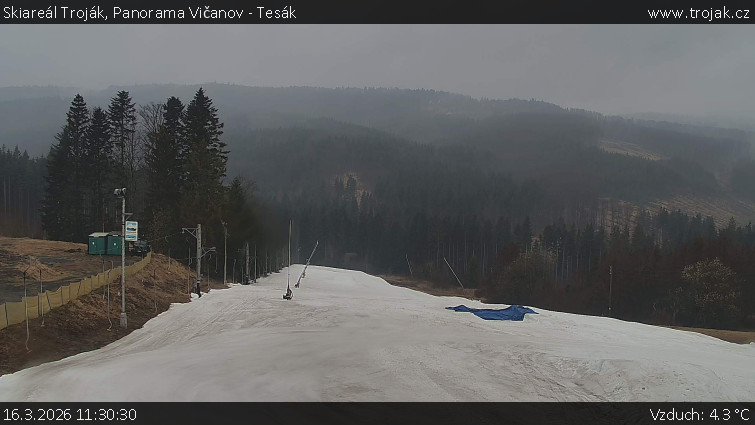 Skiareál Troják - Panorama Vičanov - Tesák - 16.3.2026 v 11:30