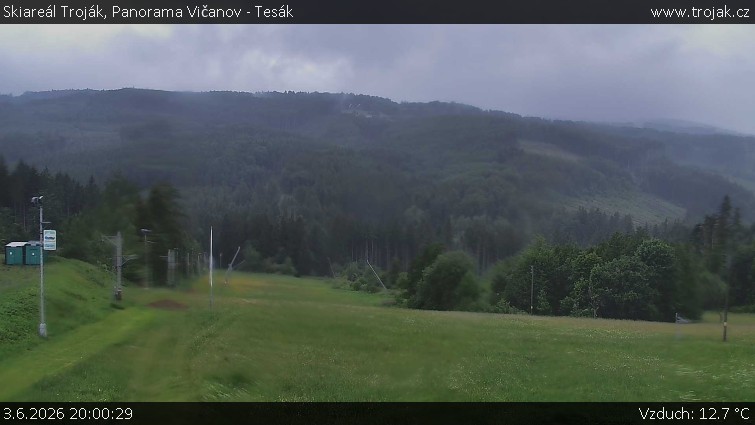 Skiareál Troják - Panorama Vičanov - Tesák - 3.6.2026 v 20:00