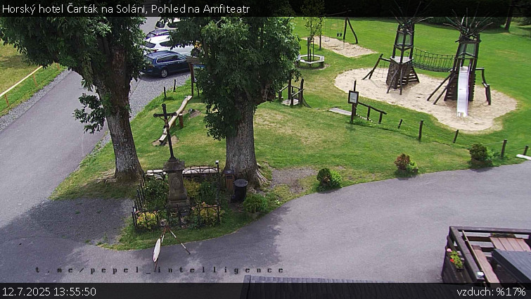 Horský hotel Čarták na Soláni - Pohled na Amfiteatr - 12.7.2025 v 13:55