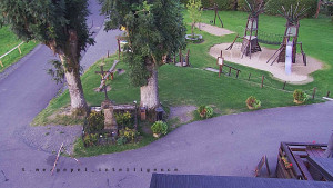 Horský hotel Čarták na Soláni - Pohled na Amfiteatr - 15.8.2025 v 05:55
