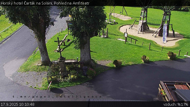Horský hotel Čarták na Soláni - Pohled na Amfiteatr - 17.9.2025 v 10:10