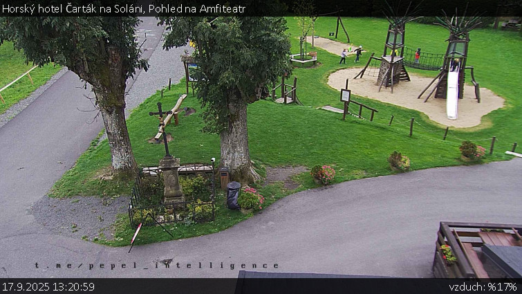 Horský hotel Čarták na Soláni - Pohled na Amfiteatr - 17.9.2025 v 13:20