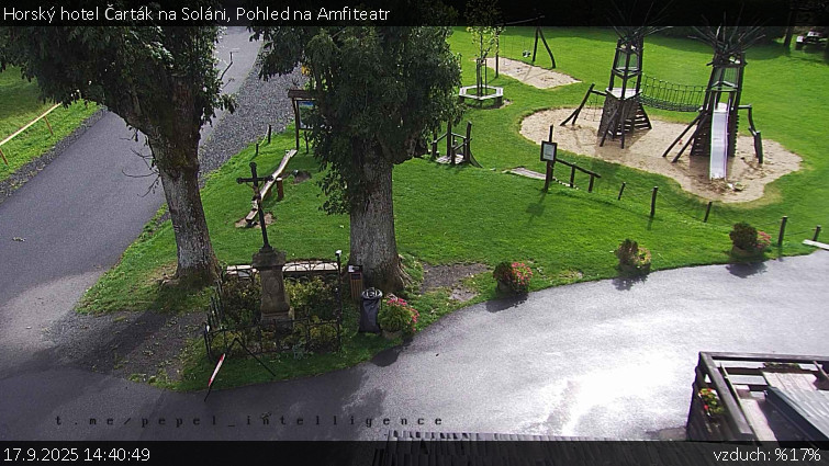 Horský hotel Čarták na Soláni - Pohled na Amfiteatr - 17.9.2025 v 14:40