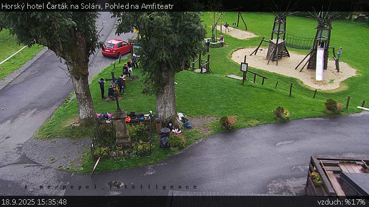 Horský hotel Čarták na Soláni - Pohled na Amfiteatr - 18.9.2025 v 15:35