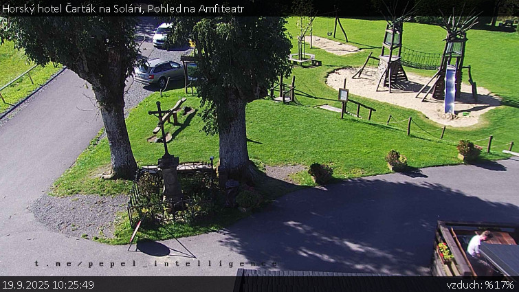 Horský hotel Čarták na Soláni - Pohled na Amfiteatr - 19.9.2025 v 10:25
