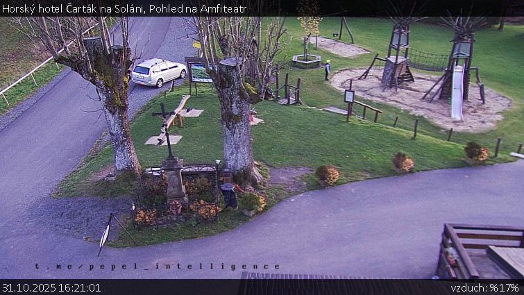 Horský hotel Čarták na Soláni - Pohled na Amfiteatr - 31.10.2025 v 16:21 Horský hotel Čarták na Soláni - Pohled na Amfiteatr - 31.10.2025 v 16:21