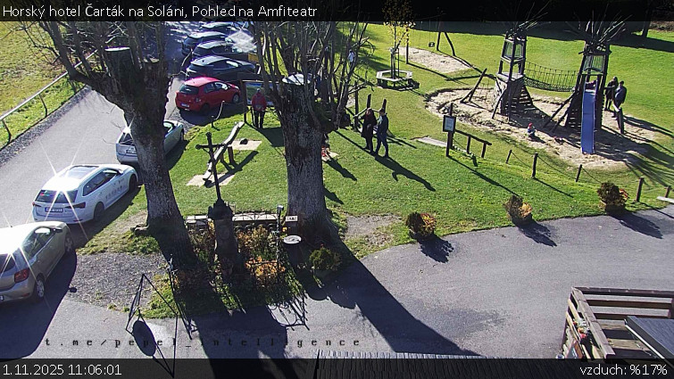 Horský hotel Čarták na Soláni - Pohled na Amfiteatr - 1.11.2025 v 11:06 Horský hotel Čarták na Soláni - Pohled na Amfiteatr - 1.11.2025 v 11:06
