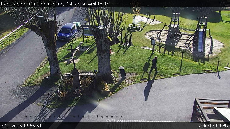 Horský hotel Čarták na Soláni - Pohled na Amfiteatr - 5.11.2025 v 13:55