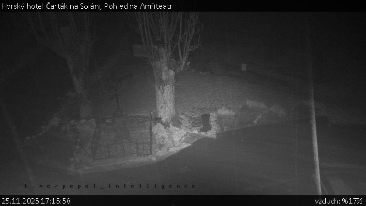 Horský hotel Čarták na Soláni - Pohled na Amfiteatr - 25.11.2025 v 17:15