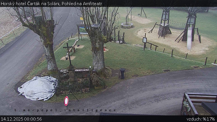 Horský hotel Čarták na Soláni - Pohled na Amfiteatr - 14.12.2025 v 08:00