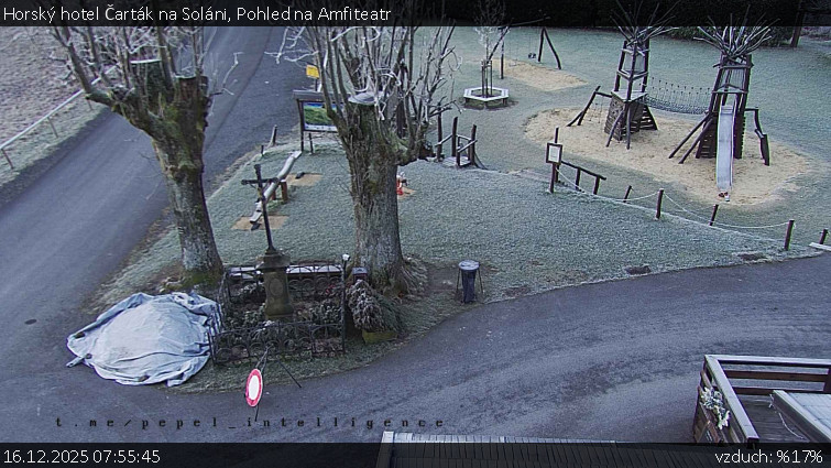 Horský hotel Čarták na Soláni - Pohled na Amfiteatr - 16.12.2025 v 07:55