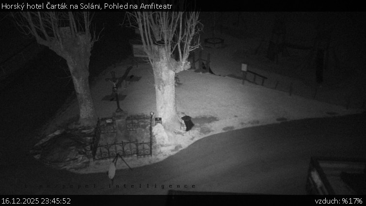 Horský hotel Čarták na Soláni - Pohled na Amfiteatr - 16.12.2025 v 23:45