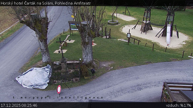 Horský hotel Čarták na Soláni - Pohled na Amfiteatr - 17.12.2025 v 08:25