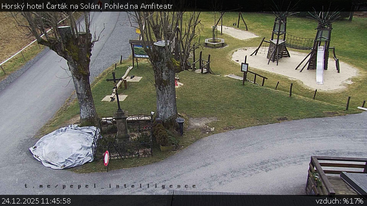 Horský hotel Čarták na Soláni - Pohled na Amfiteatr - 24.12.2025 v 11:45