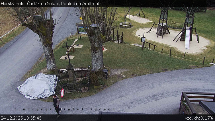 Horský hotel Čarták na Soláni - Pohled na Amfiteatr - 24.12.2025 v 13:55