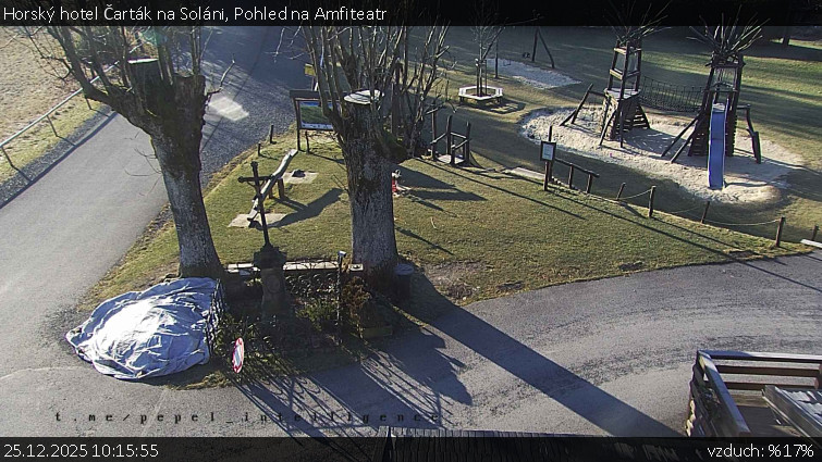 Horský hotel Čarták na Soláni - Pohled na Amfiteatr - 25.12.2025 v 10:15