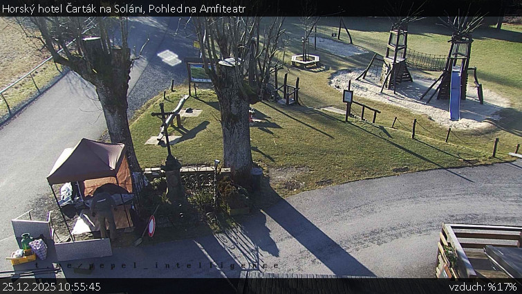 Horský hotel Čarták na Soláni - Pohled na Amfiteatr - 25.12.2025 v 10:55