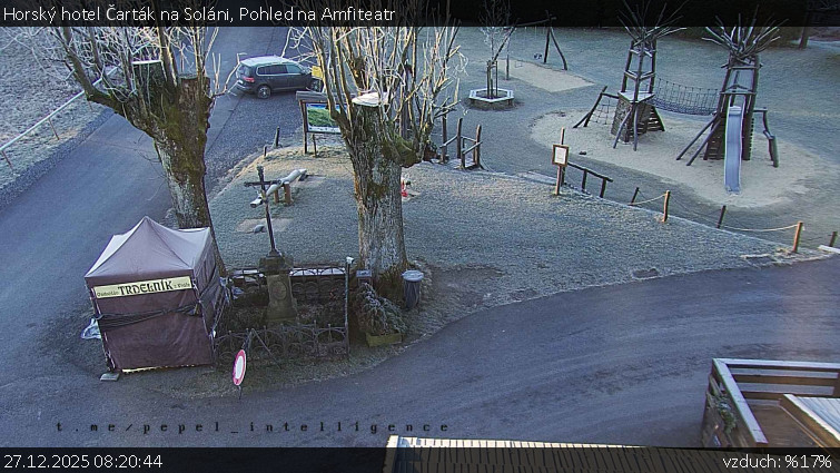 Horský hotel Čarták na Soláni - Pohled na Amfiteatr - 27.12.2025 v 08:20