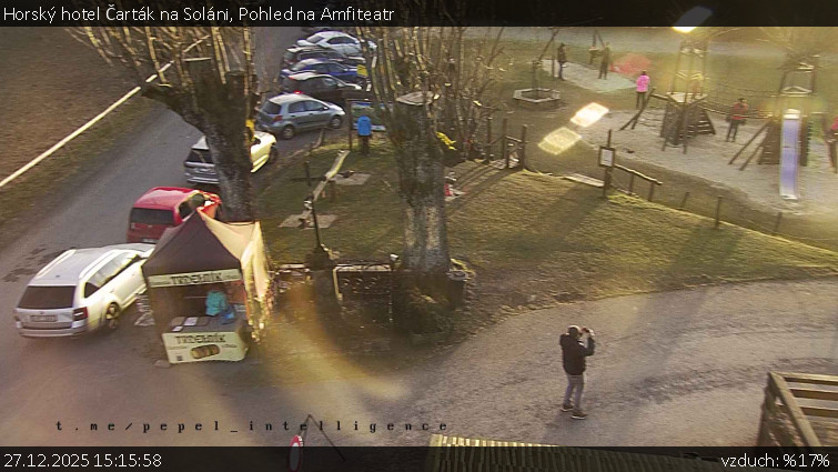 Horský hotel Čarták na Soláni - Pohled na Amfiteatr - 27.12.2025 v 15:15