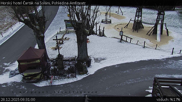Horský hotel Čarták na Soláni - Pohled na Amfiteatr - 28.12.2025 v 08:31