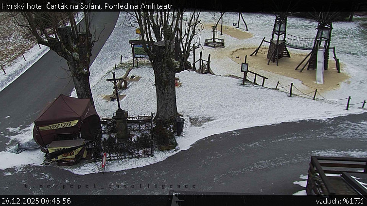 Horský hotel Čarták na Soláni - Pohled na Amfiteatr - 28.12.2025 v 08:45