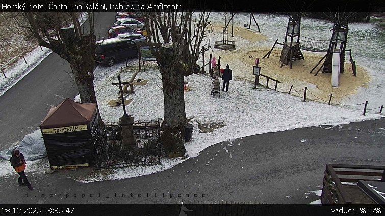 Horský hotel Čarták na Soláni - Pohled na Amfiteatr - 28.12.2025 v 13:35