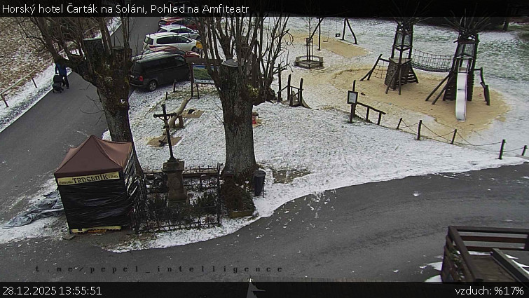 Horský hotel Čarták na Soláni - Pohled na Amfiteatr - 28.12.2025 v 13:55