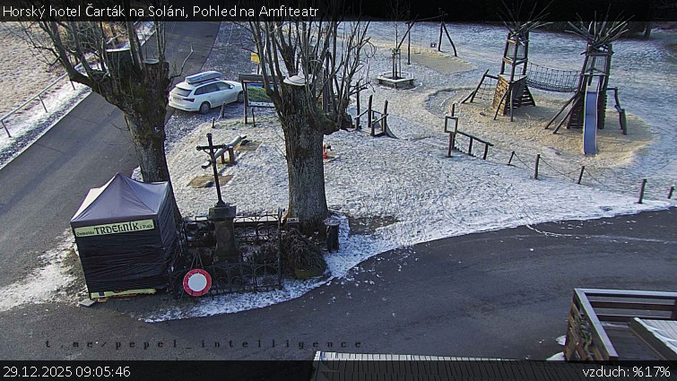 Horský hotel Čarták na Soláni - Pohled na Amfiteatr - 29.12.2025 v 09:05