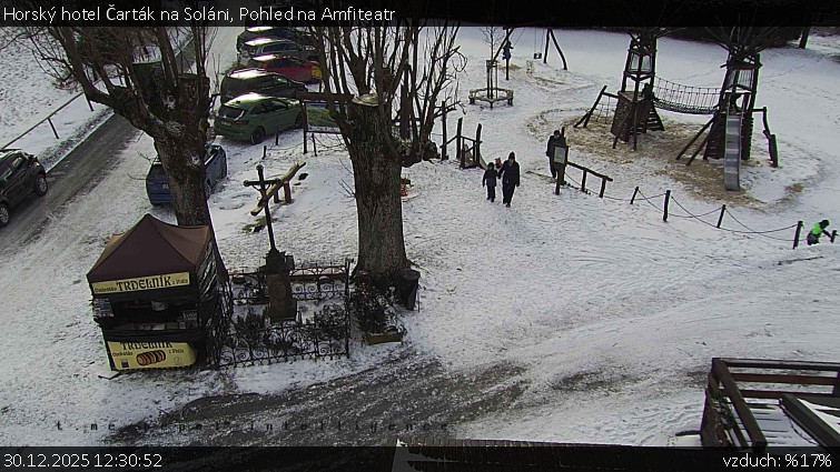 Horský hotel Čarták na Soláni - Pohled na Amfiteatr - 30.12.2025 v 12:30