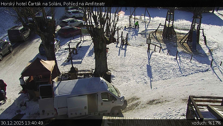 Horský hotel Čarták na Soláni - Pohled na Amfiteatr - 30.12.2025 v 13:40