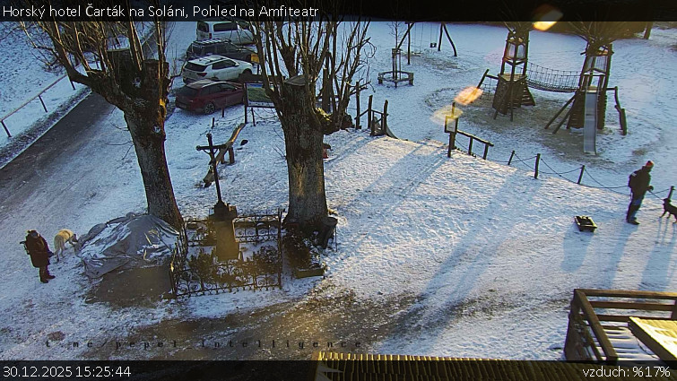 Horský hotel Čarták na Soláni - Pohled na Amfiteatr - 30.12.2025 v 15:25
