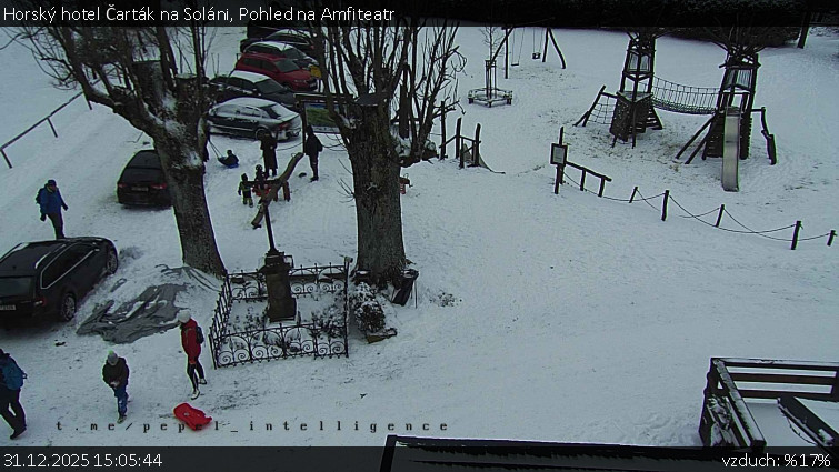 Horský hotel Čarták na Soláni - Pohled na Amfiteatr - 31.12.2025 v 15:05
