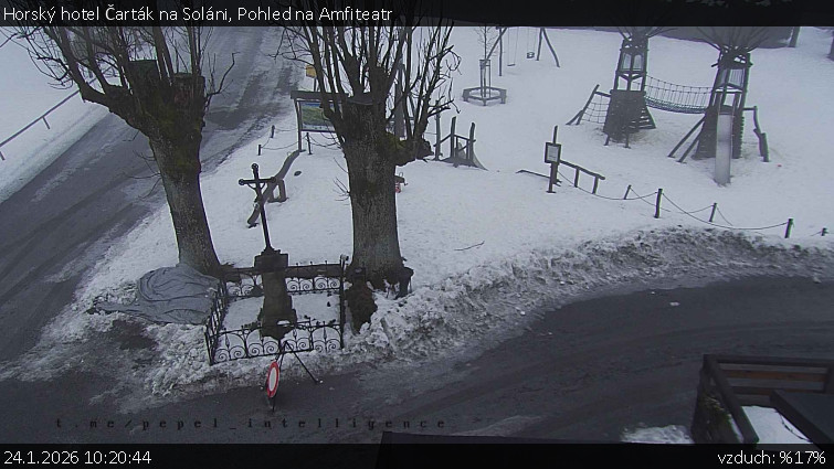 Horský hotel Čarták na Soláni - Pohled na Amfiteatr - 24.1.2026 v 10:20