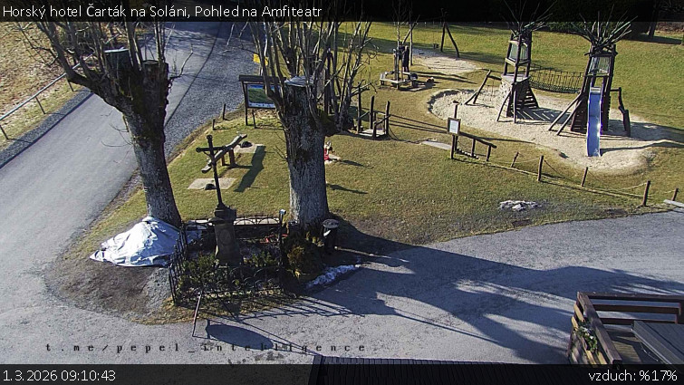 Horský hotel Čarták na Soláni - Pohled na Amfiteatr - 1.3.2026 v 09:10