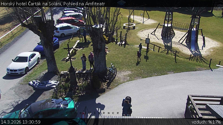 Horský hotel Čarták na Soláni - Pohled na Amfiteatr - 14.3.2026 v 13:30